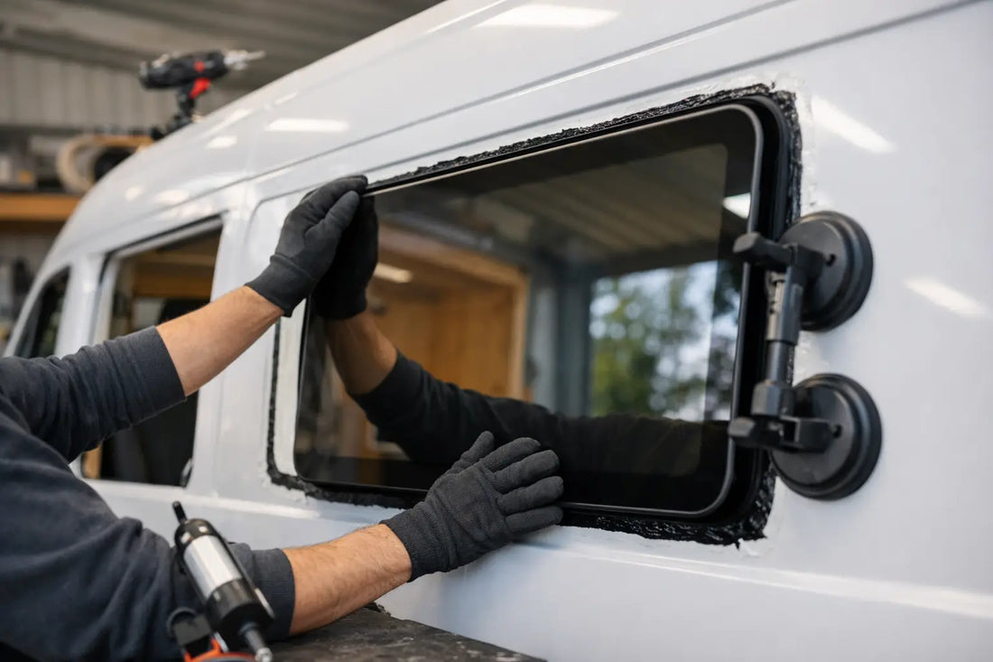 Campervan Window Fitting for a Dry, Clean Build
