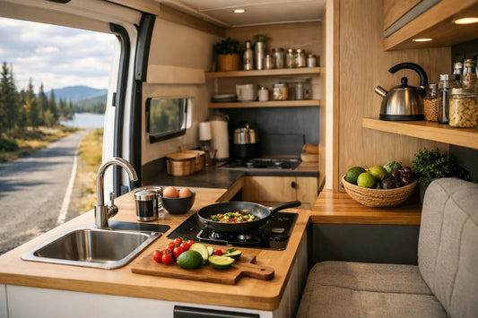 Campervan Kitchen Layouts That Work on the Road