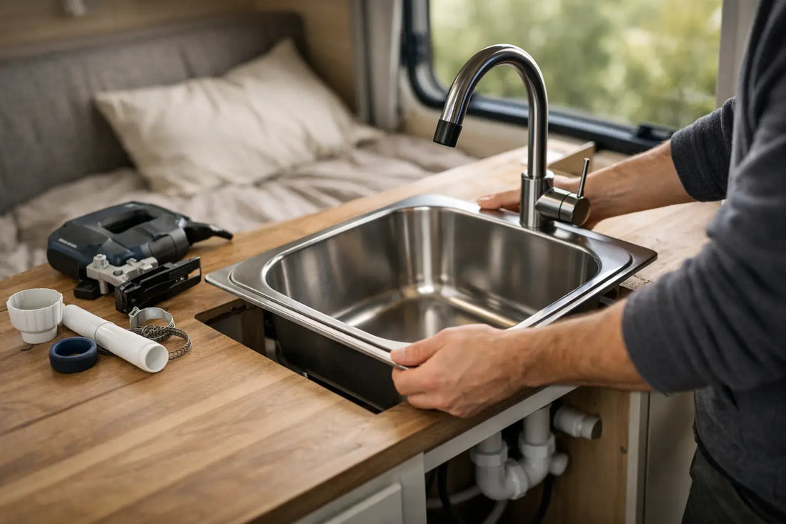 How to Fit a Campervan Sink Correctly First Time