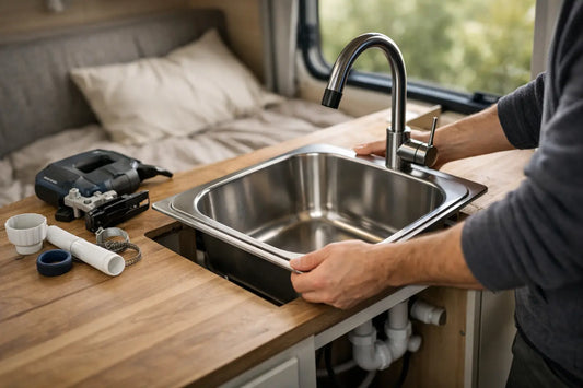 How to Fit a Campervan Sink Correctly First Time