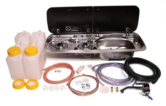 Dometic Built in Hob/Sink Combination MO9222R (Right Hand Sink) Kit